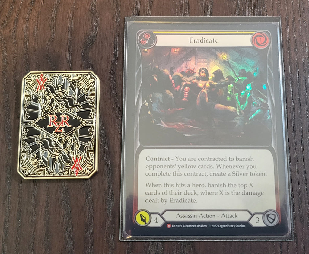 flesh and blood token cards Red Zone Rogue Metal Token – redzonerogue